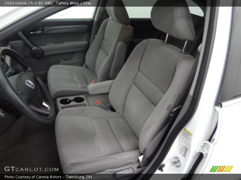 Taffeta White / Gray 2009 Honda CR-V EX 4WD