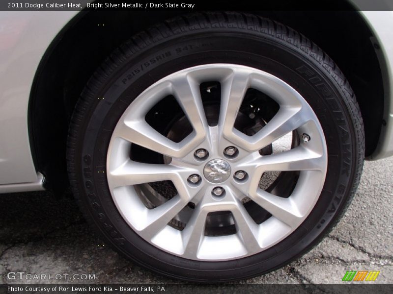 Bright Silver Metallic / Dark Slate Gray 2011 Dodge Caliber Heat