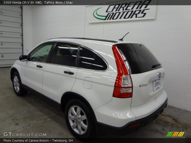 Taffeta White / Gray 2009 Honda CR-V EX 4WD