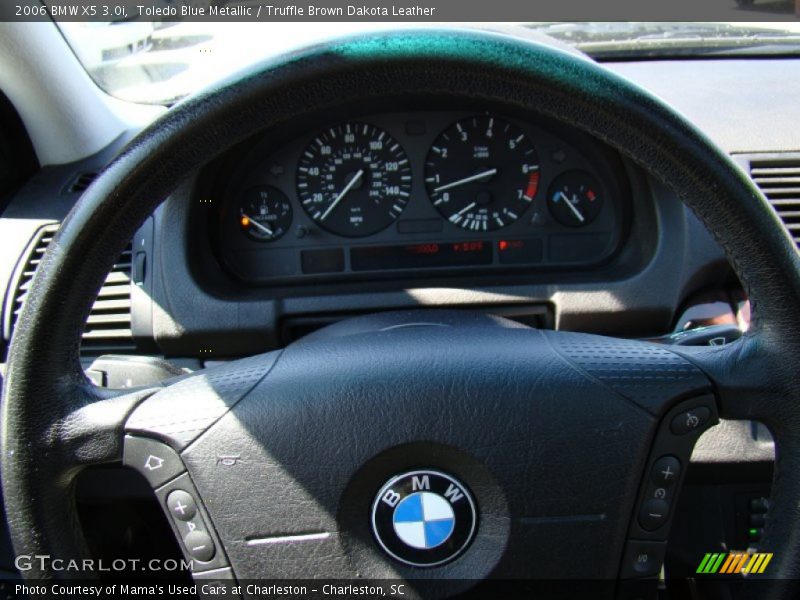 Toledo Blue Metallic / Truffle Brown Dakota Leather 2006 BMW X5 3.0i