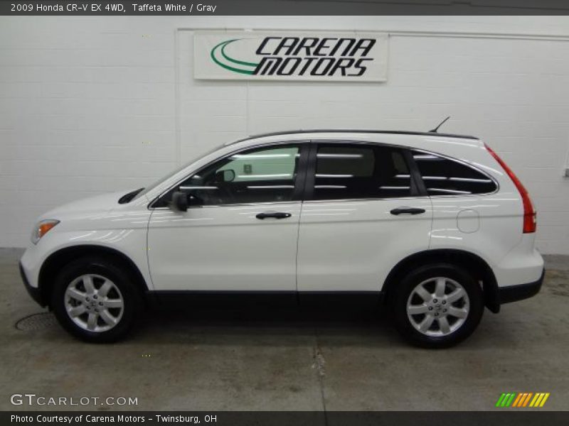 Taffeta White / Gray 2009 Honda CR-V EX 4WD