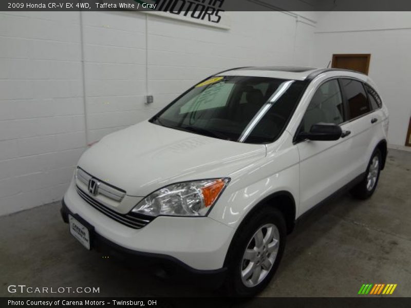 Taffeta White / Gray 2009 Honda CR-V EX 4WD