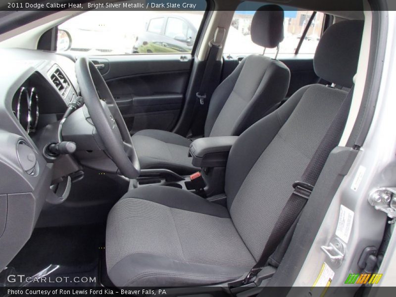Bright Silver Metallic / Dark Slate Gray 2011 Dodge Caliber Heat