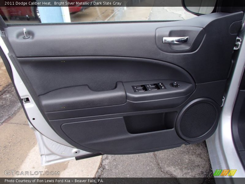 Bright Silver Metallic / Dark Slate Gray 2011 Dodge Caliber Heat