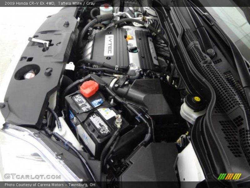 Taffeta White / Gray 2009 Honda CR-V EX 4WD