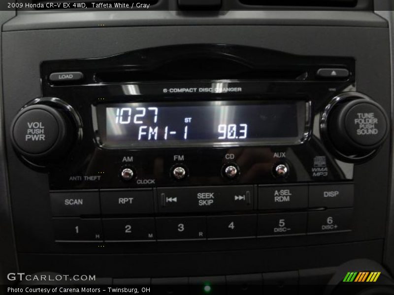 Taffeta White / Gray 2009 Honda CR-V EX 4WD