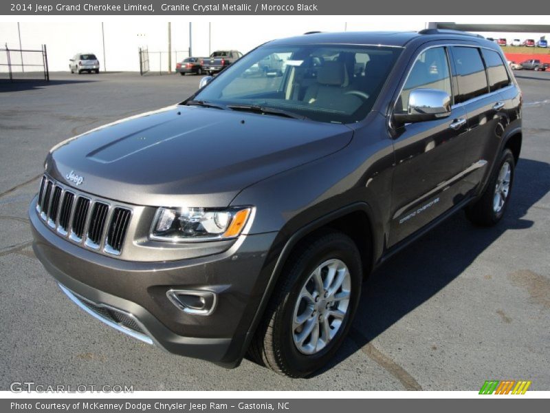 Granite Crystal Metallic / Morocco Black 2014 Jeep Grand Cherokee Limited