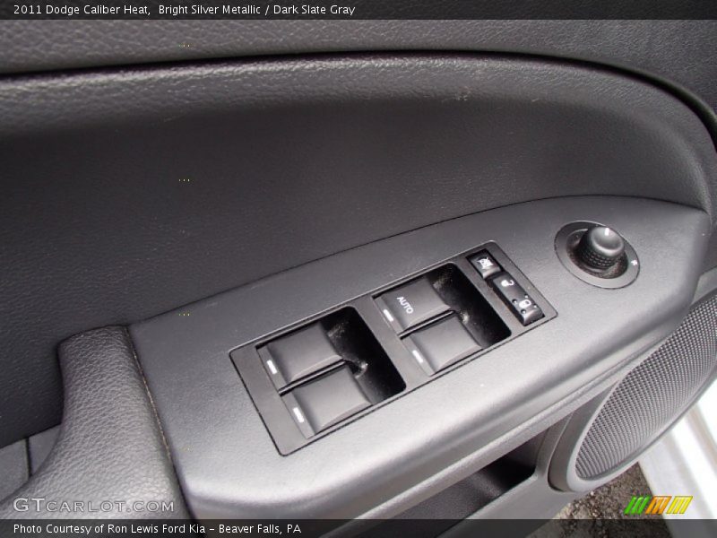 Bright Silver Metallic / Dark Slate Gray 2011 Dodge Caliber Heat