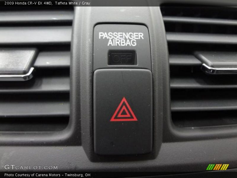 Taffeta White / Gray 2009 Honda CR-V EX 4WD