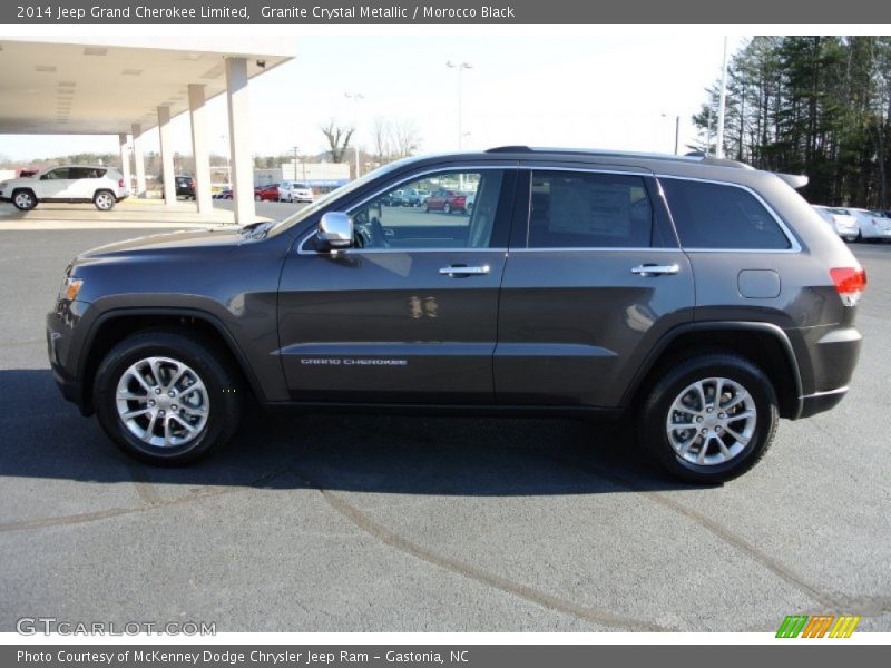 Granite Crystal Metallic / Morocco Black 2014 Jeep Grand Cherokee Limited