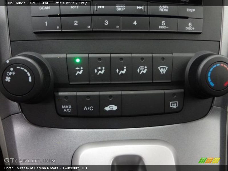 Taffeta White / Gray 2009 Honda CR-V EX 4WD