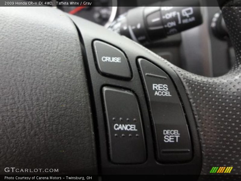 Taffeta White / Gray 2009 Honda CR-V EX 4WD