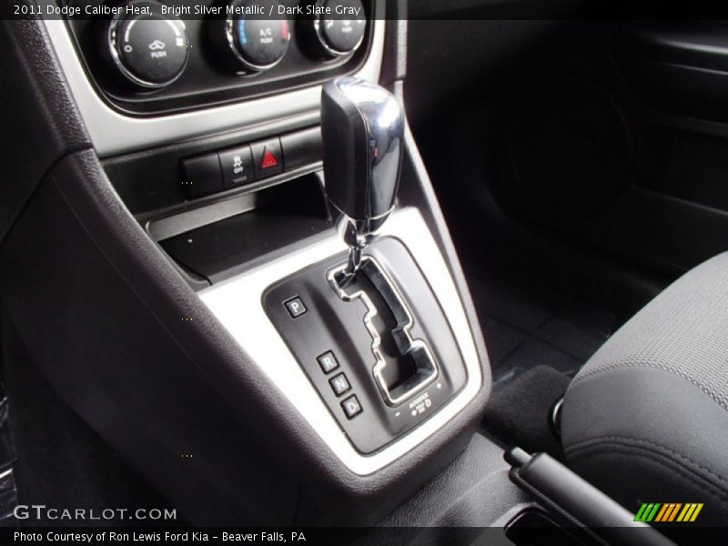 Bright Silver Metallic / Dark Slate Gray 2011 Dodge Caliber Heat