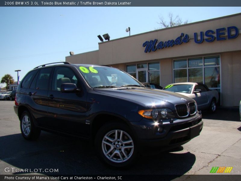 Toledo Blue Metallic / Truffle Brown Dakota Leather 2006 BMW X5 3.0i