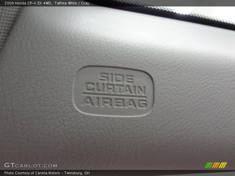 Taffeta White / Gray 2009 Honda CR-V EX 4WD