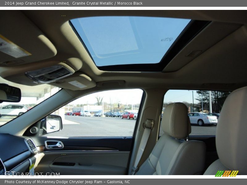 Sunroof of 2014 Grand Cherokee Limited