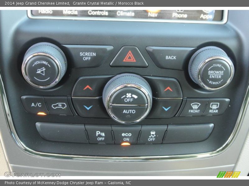 Controls of 2014 Grand Cherokee Limited