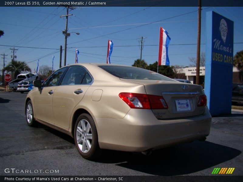 Golden Almond Metallic / Cashmere 2007 Lexus ES 350