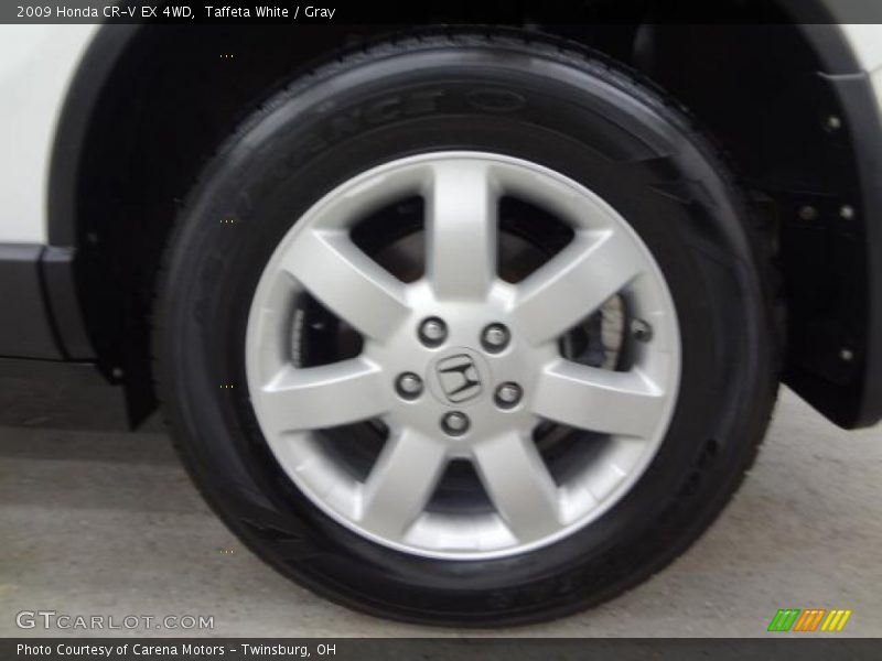 Taffeta White / Gray 2009 Honda CR-V EX 4WD