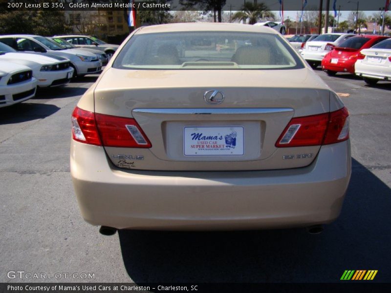 Golden Almond Metallic / Cashmere 2007 Lexus ES 350