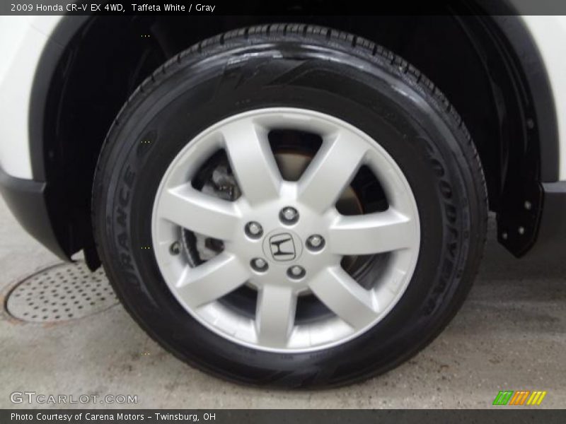 Taffeta White / Gray 2009 Honda CR-V EX 4WD
