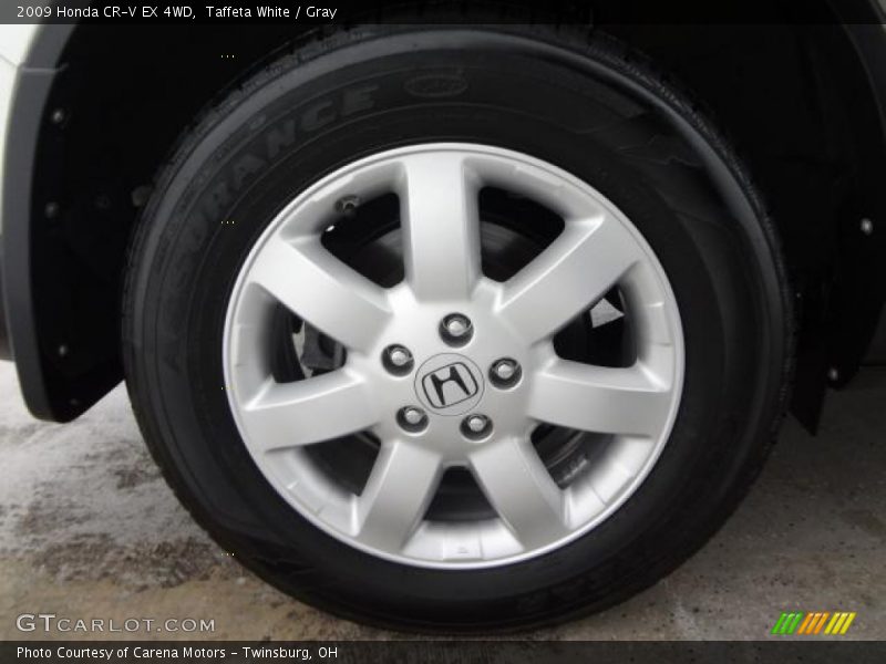 Taffeta White / Gray 2009 Honda CR-V EX 4WD