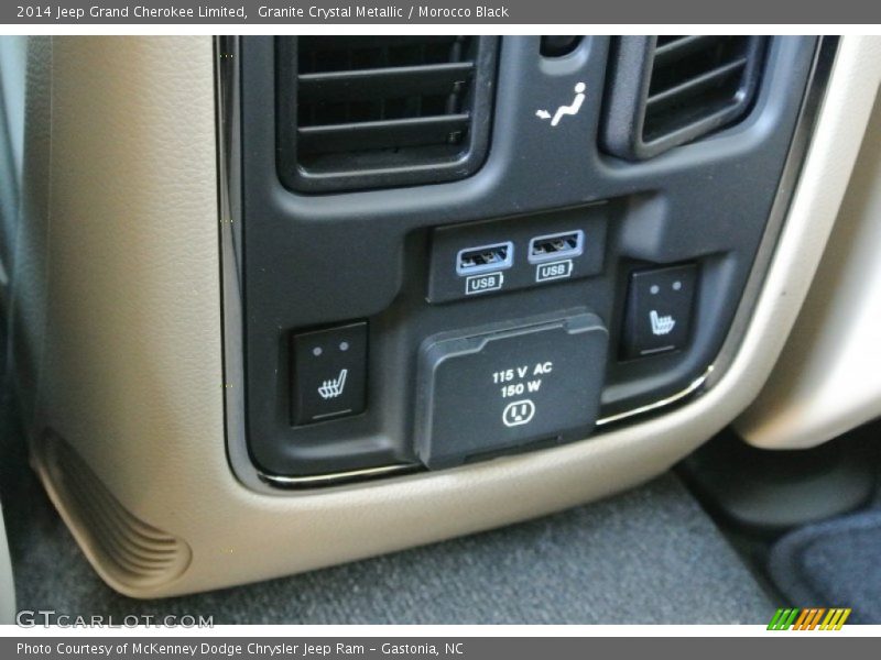 Granite Crystal Metallic / Morocco Black 2014 Jeep Grand Cherokee Limited