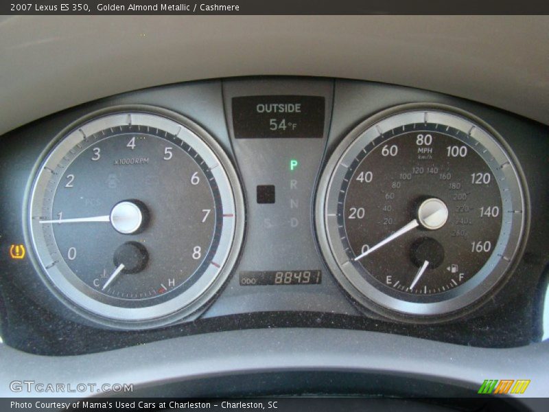 Golden Almond Metallic / Cashmere 2007 Lexus ES 350
