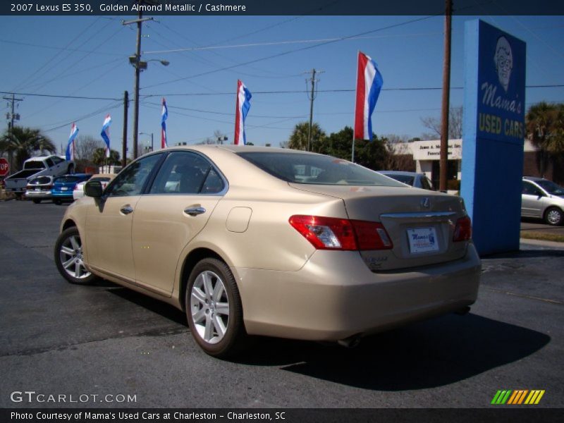 Golden Almond Metallic / Cashmere 2007 Lexus ES 350
