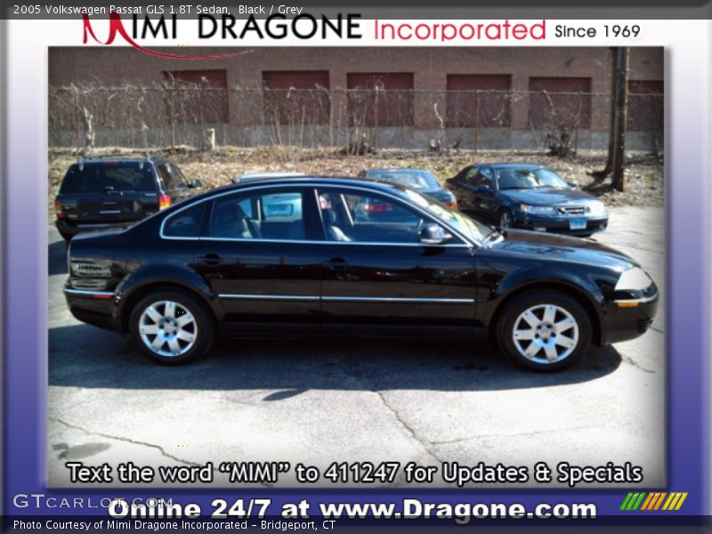 Black / Grey 2005 Volkswagen Passat GLS 1.8T Sedan