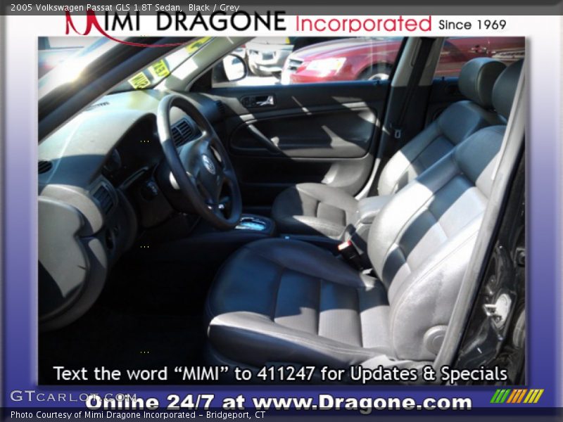 Black / Grey 2005 Volkswagen Passat GLS 1.8T Sedan