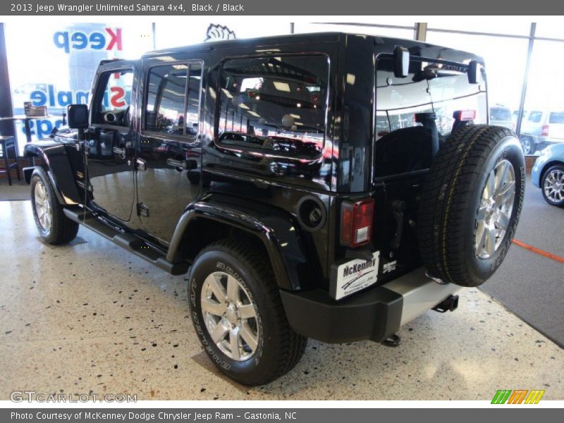 Black / Black 2013 Jeep Wrangler Unlimited Sahara 4x4