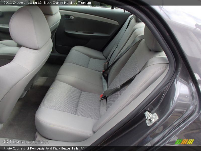 Black Granite Metallic / Titanium 2011 Chevrolet Malibu LS