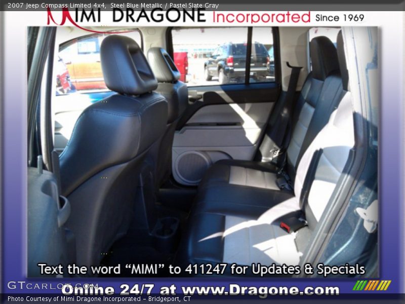 Steel Blue Metallic / Pastel Slate Gray 2007 Jeep Compass Limited 4x4