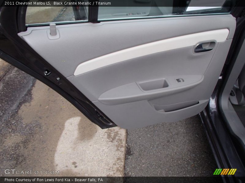 Black Granite Metallic / Titanium 2011 Chevrolet Malibu LS