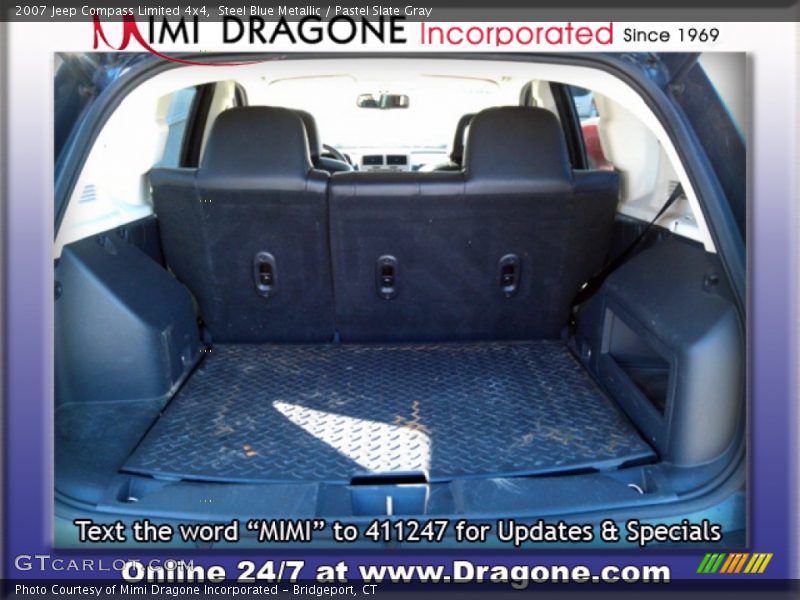 Steel Blue Metallic / Pastel Slate Gray 2007 Jeep Compass Limited 4x4