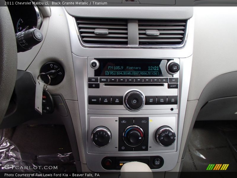 Black Granite Metallic / Titanium 2011 Chevrolet Malibu LS