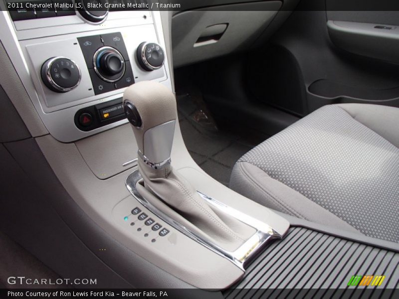 Black Granite Metallic / Titanium 2011 Chevrolet Malibu LS
