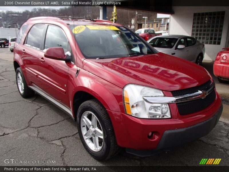 Salsa Red Metallic / Light Cashmere 2006 Chevrolet Equinox LT AWD