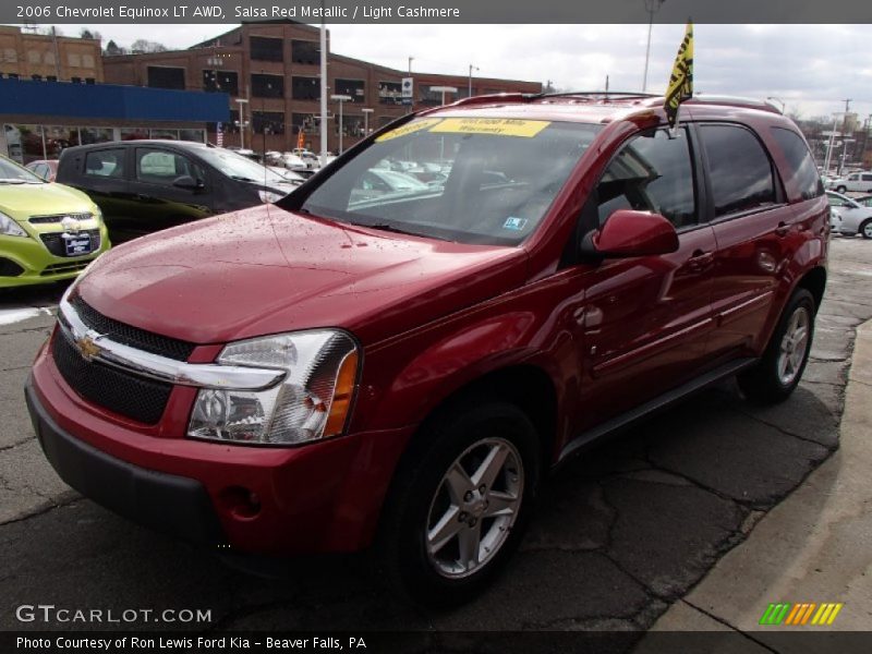 Salsa Red Metallic / Light Cashmere 2006 Chevrolet Equinox LT AWD