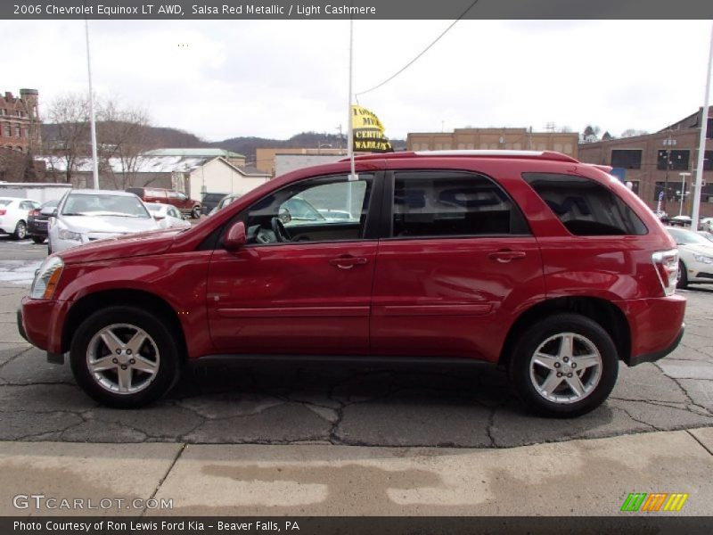 Salsa Red Metallic / Light Cashmere 2006 Chevrolet Equinox LT AWD