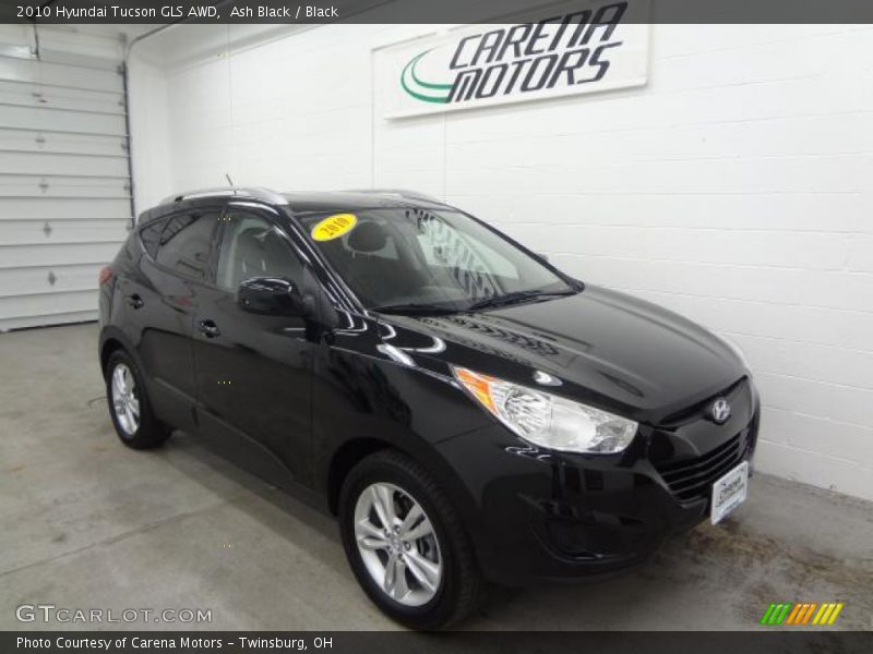 Ash Black / Black 2010 Hyundai Tucson GLS AWD