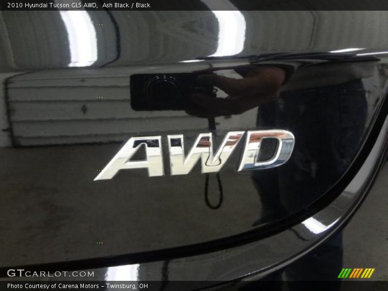 Ash Black / Black 2010 Hyundai Tucson GLS AWD