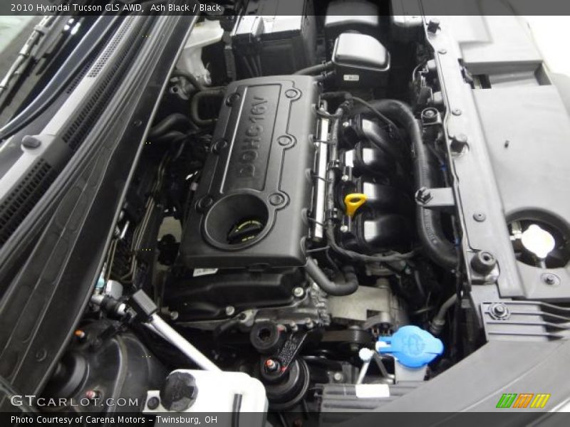 Ash Black / Black 2010 Hyundai Tucson GLS AWD