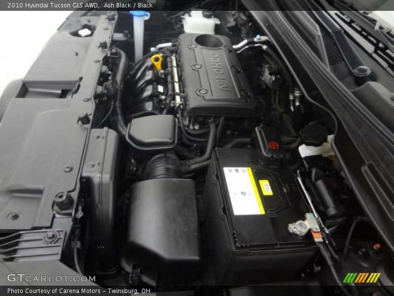 Ash Black / Black 2010 Hyundai Tucson GLS AWD