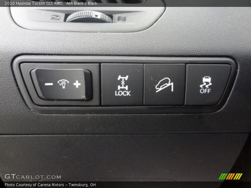 Ash Black / Black 2010 Hyundai Tucson GLS AWD