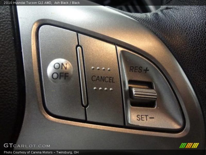 Ash Black / Black 2010 Hyundai Tucson GLS AWD