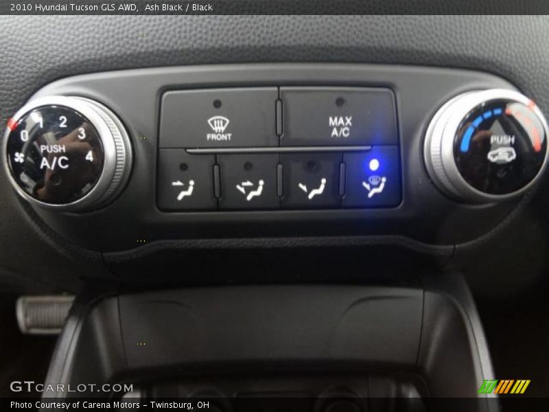 Ash Black / Black 2010 Hyundai Tucson GLS AWD