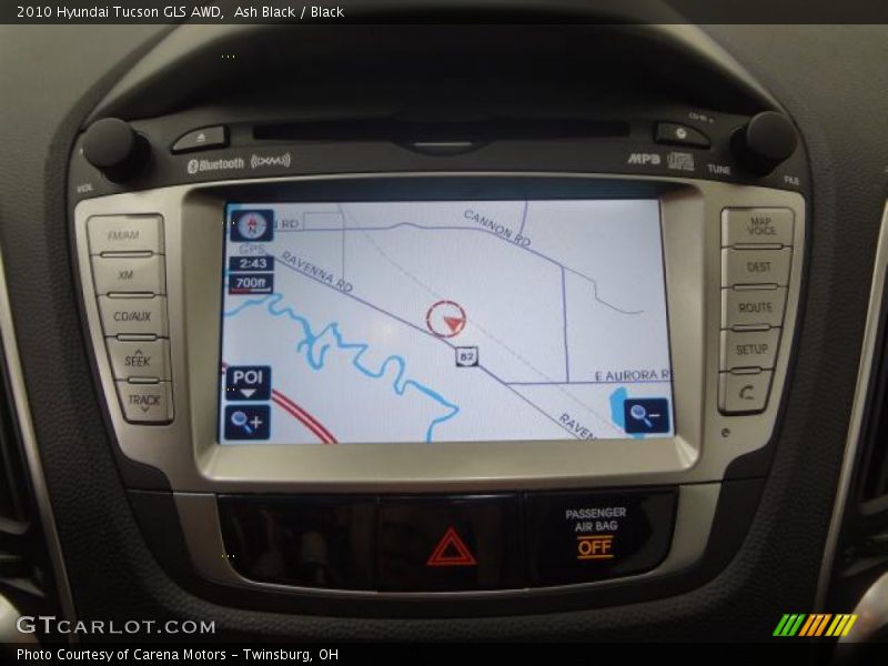 Ash Black / Black 2010 Hyundai Tucson GLS AWD