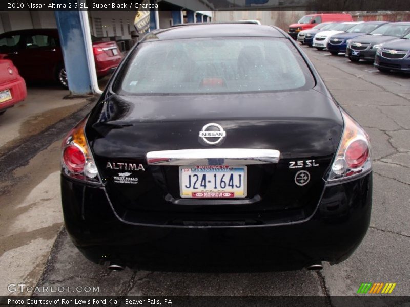 Super Black / Charcoal 2010 Nissan Altima 2.5 SL